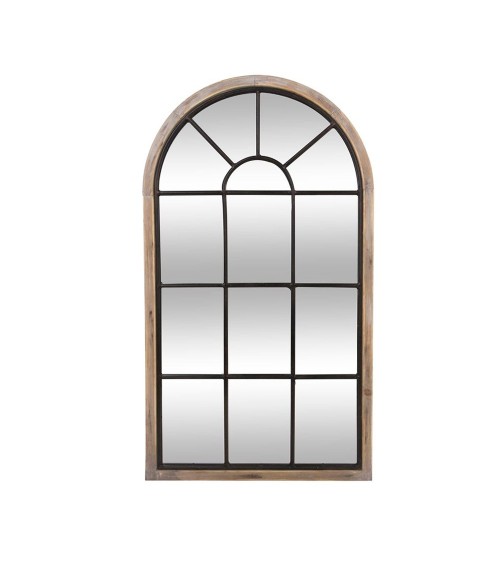 Miroir fenêtre bois