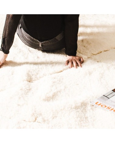 Tapis blanc salon