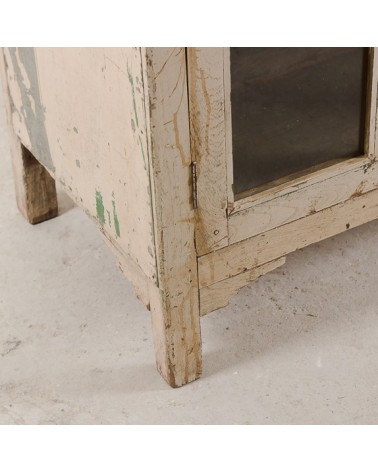 Meuble vitrine blanc