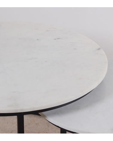 Table gigogne marbre