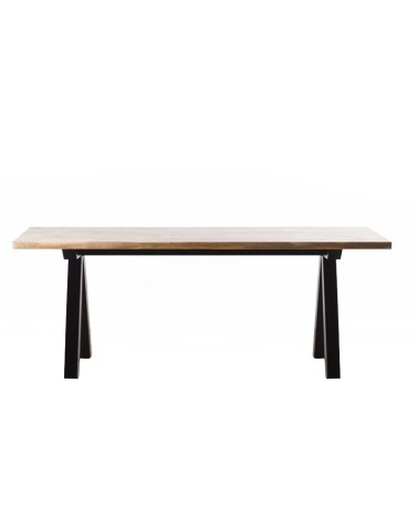 Table salle à manger bois métal