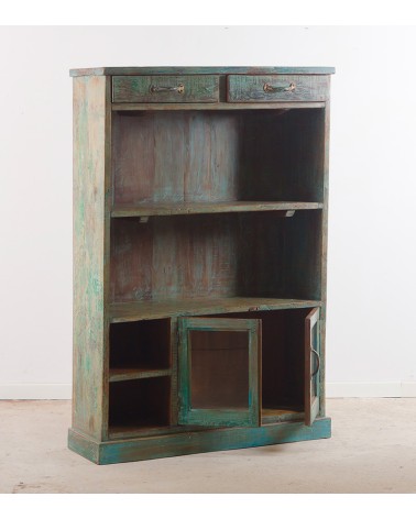 Vitrine bibliothèque vintage