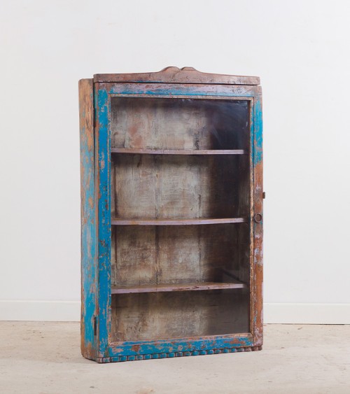 vitrine en bois et verre