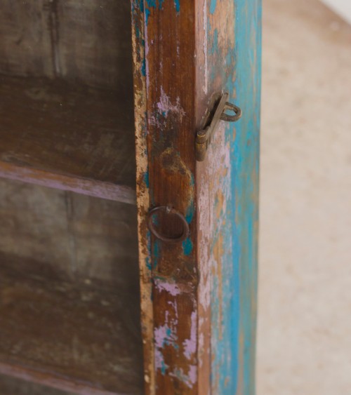 vitrine en bois et verre