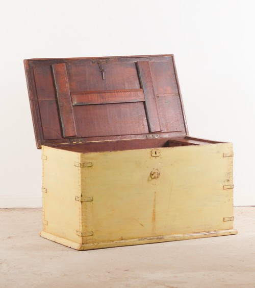 coffre malle en bois