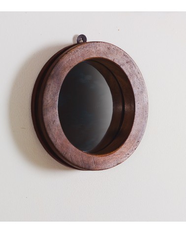 Petit miroir rond vintage