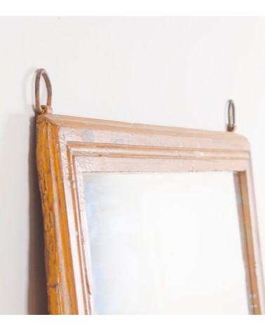Grand miroir vintage en bois