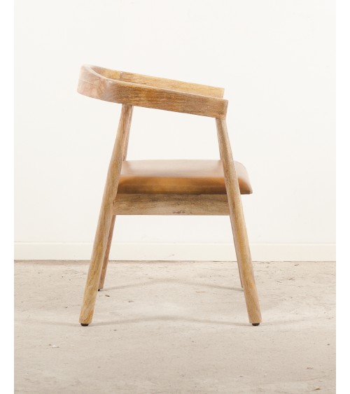 fauteuil de table en bois massif