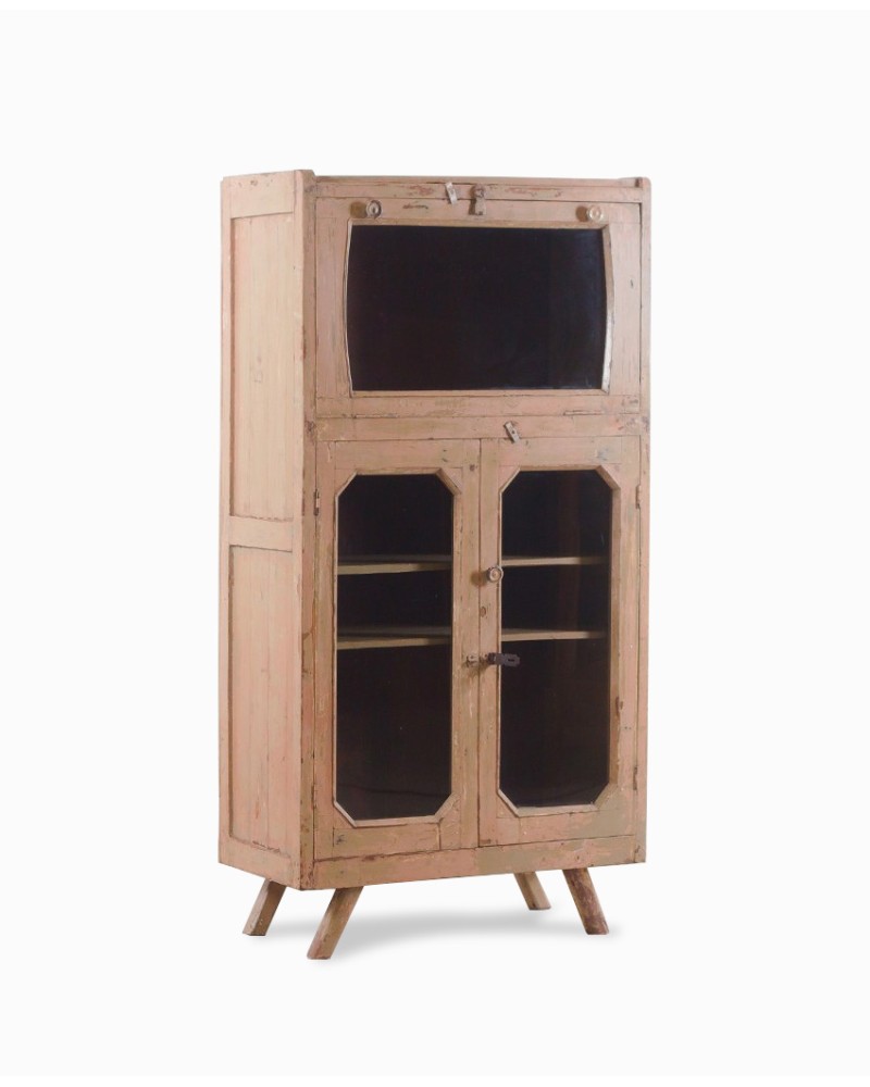 Bureau secrétaire Marron 78x42x103 cm Bois d'acajou massif