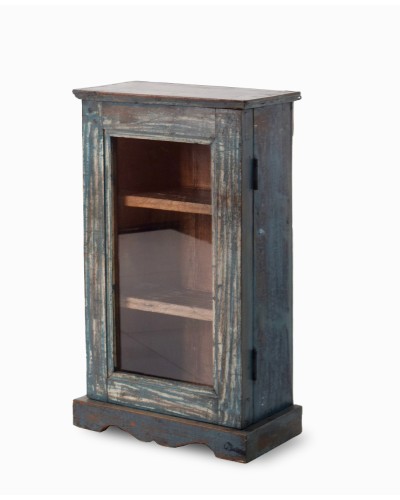 Petite vitrine vintage en bois