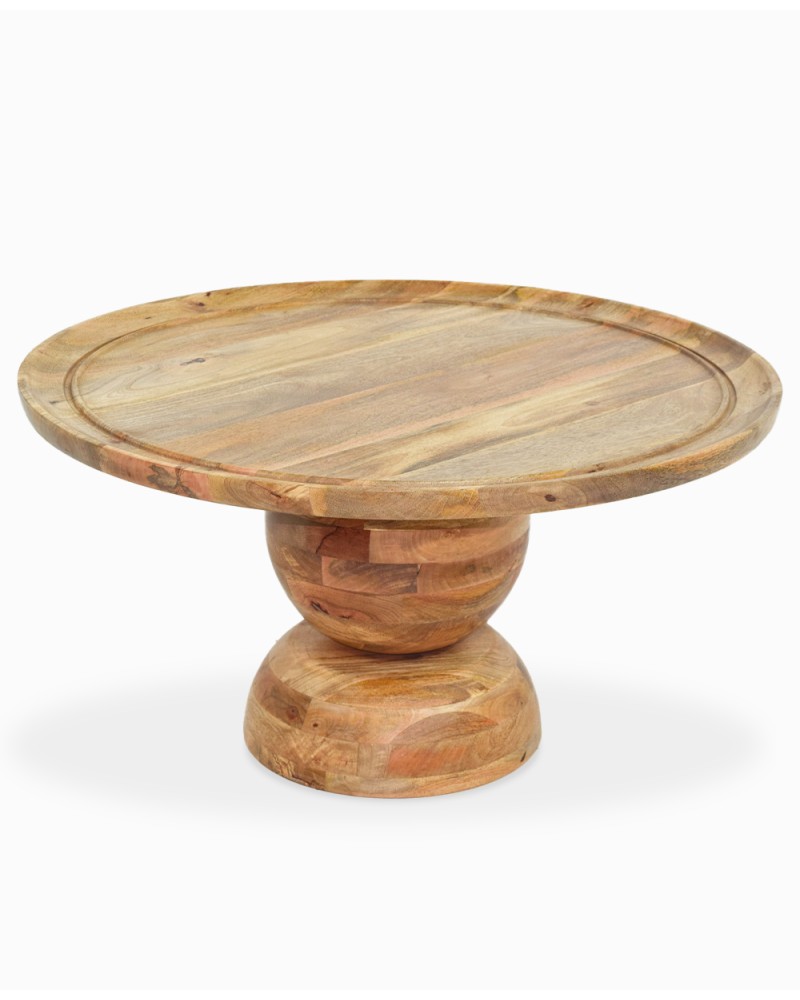 Table basse ronde en bois massif