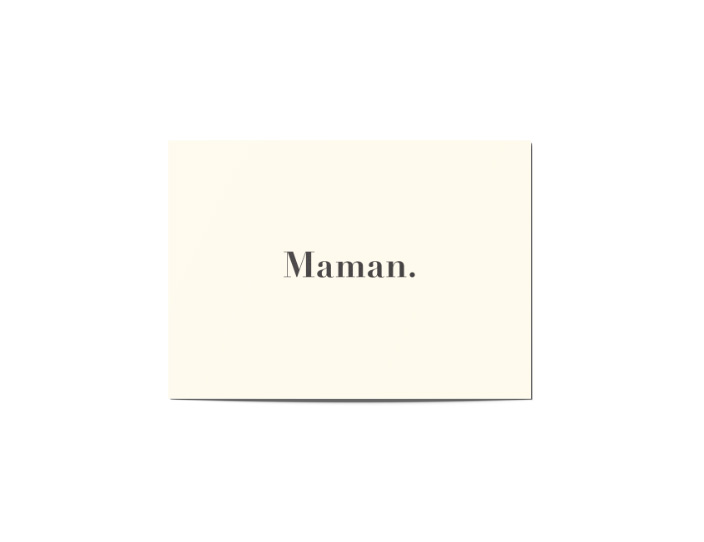 Carte gratuite typograhie fête des mères